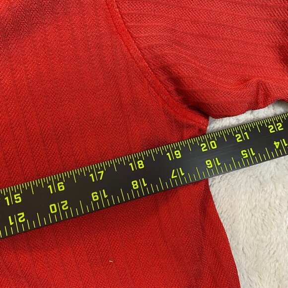 Axis Golf Collections Mens Red Polo Shirt M Short Sleeve Button-Up - Picture 4 of 8